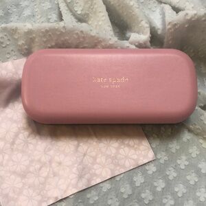Kate Spade Pink and Green Glasses Case